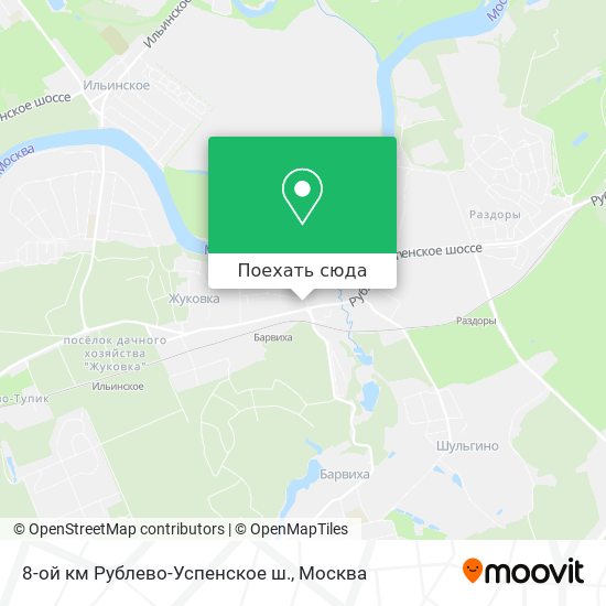 Карта 8-ой км Рублево-Успенское ш.