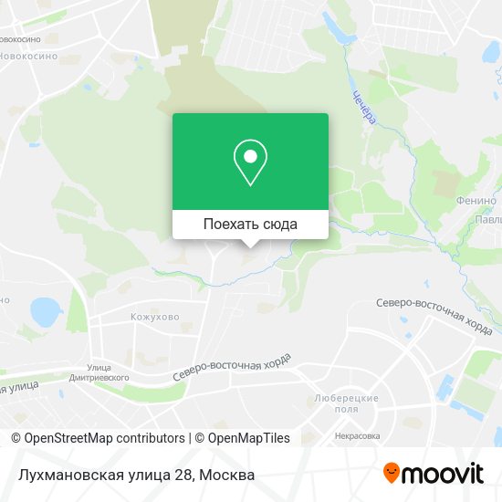 Карта Лухмановская улица 28