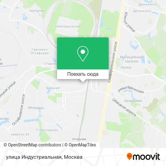 Карта улица Индустриальная