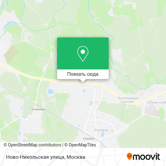 Карта Ново-Никольская улица