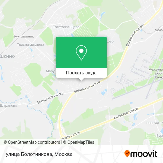 Карта улица Болотникова