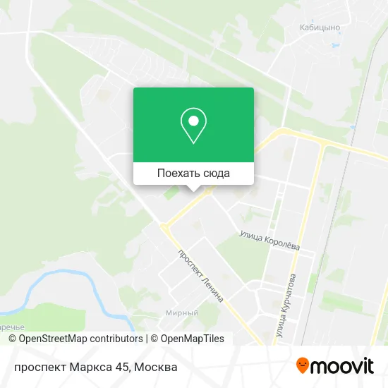 Карта проспект Маркса 45