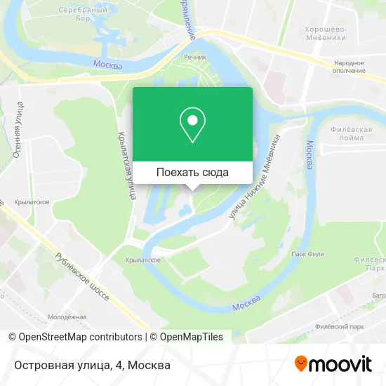 Карта Островная улица, 4