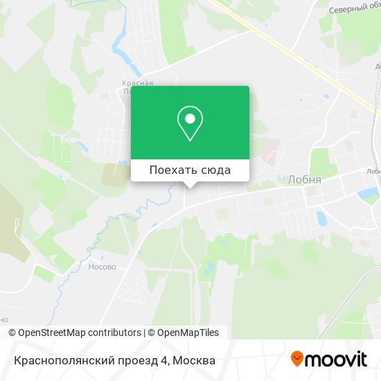 Карта Краснополянский проезд 4