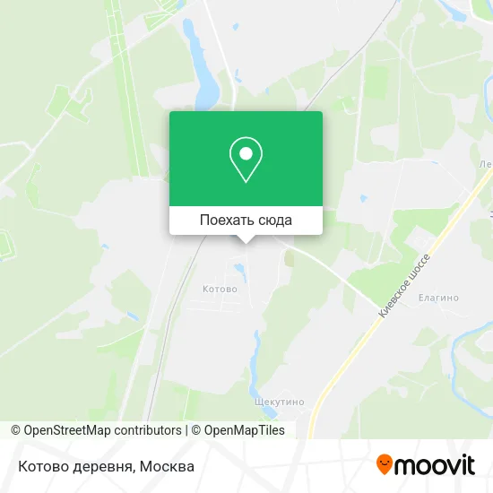 Карта Котово деревня