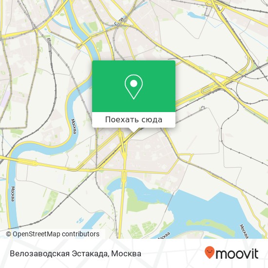 Карта Велозаводская Эстакада