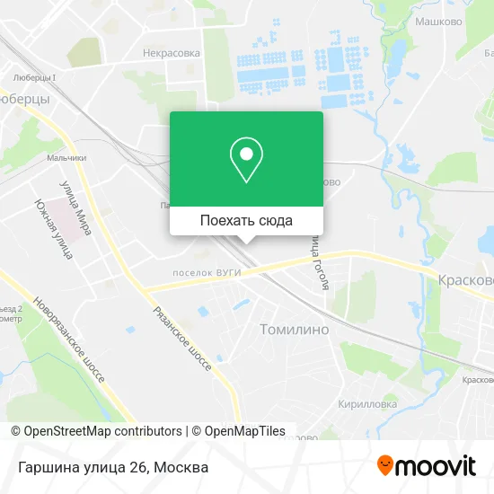 Карта Гаршина улица 26