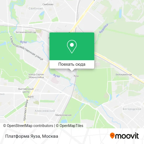 Карта Платформа Яуза