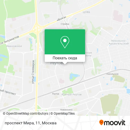 Карта проспект Мира, 11