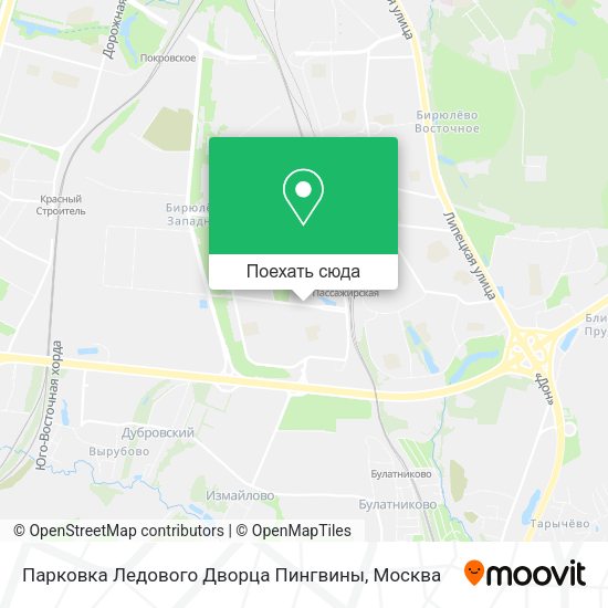 Карта Парковка Ледового Дворца Пингвины