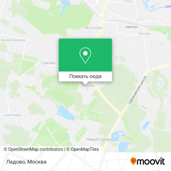 Карта Ледово