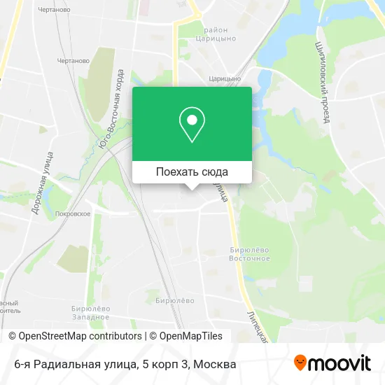 Карта 6-я Радиальная улица, 5 корп 3