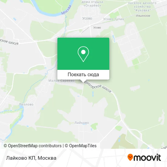 Карта Лайково КП