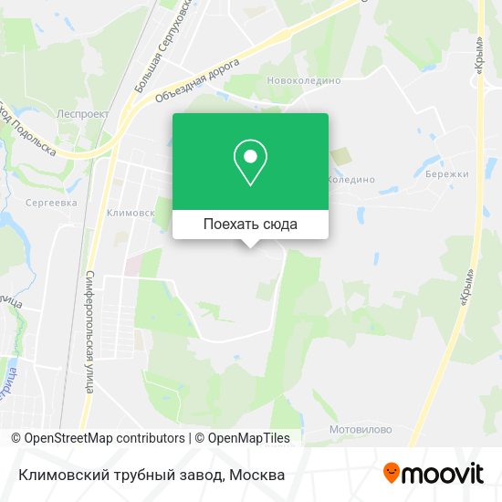 Карта Климовский трубный завод