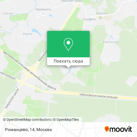 Карта Романцево, 14