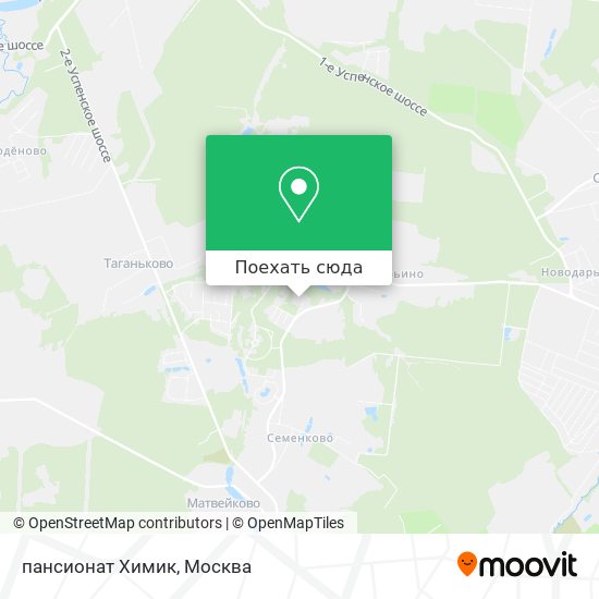 Карта пансионат Химик