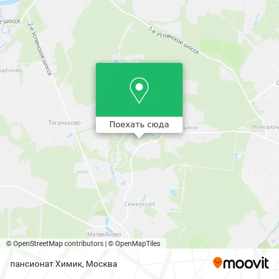Карта пансионат Химик