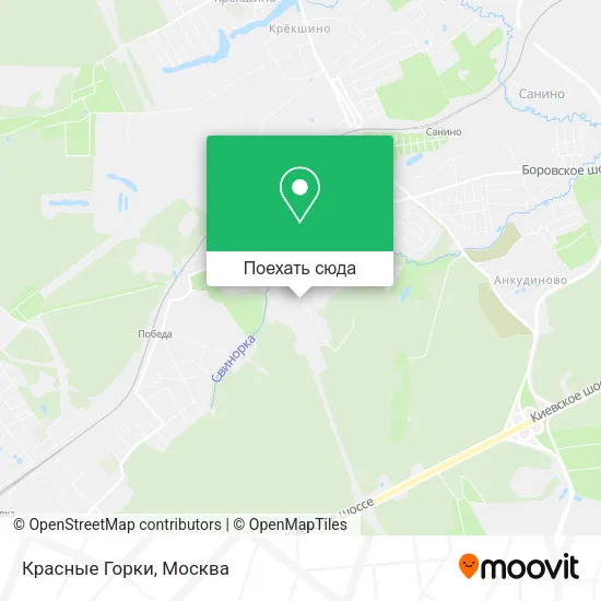 Карта Красные Горки
