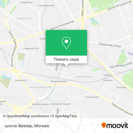 Карта шоссе Фрезер