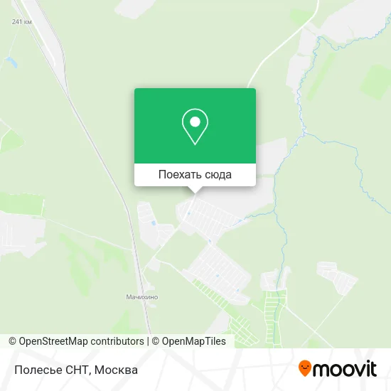 Карта Полесье СНТ