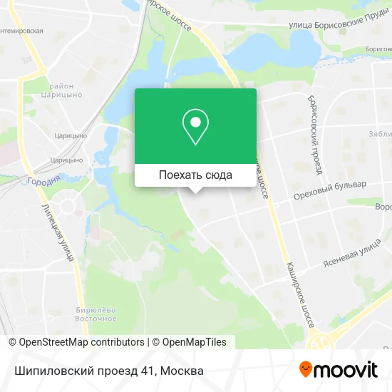Карта Шипиловский проезд 41