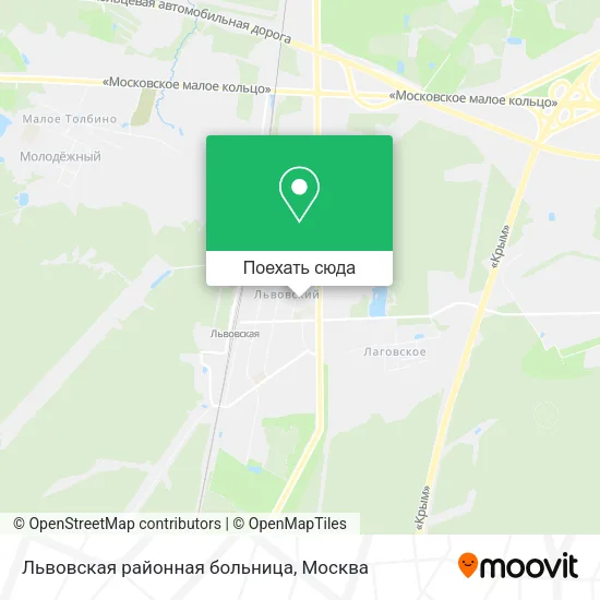 Карта Львовская районная больница