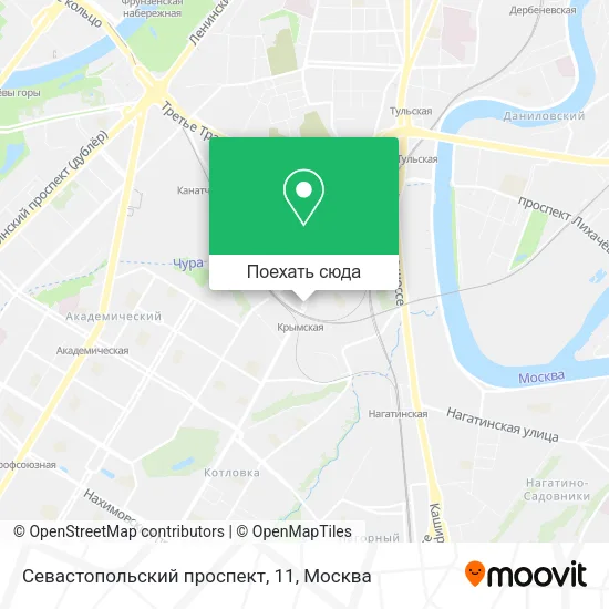 Карта Севастопольский проспект, 11