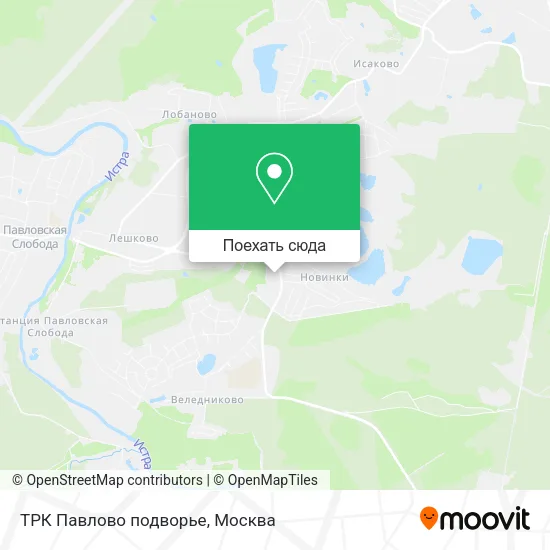 Карта ТРК Павлово подворье