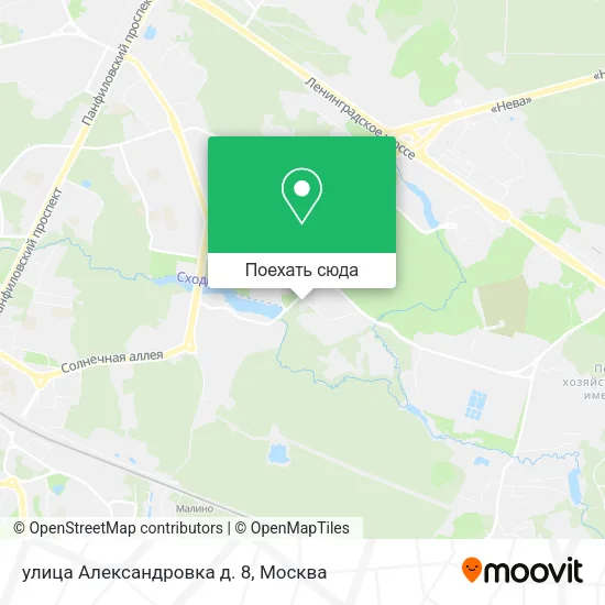 Карта улица Александровка д. 8