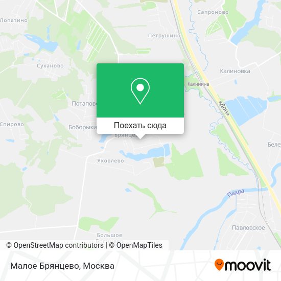 Карта Малое Брянцево