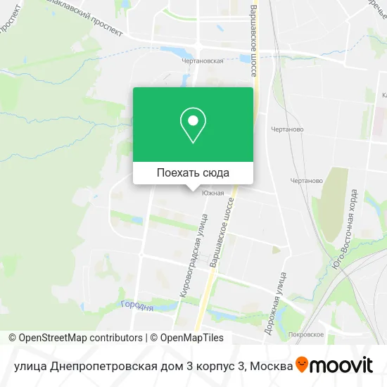 Карта улица Днепропетровская дом 3 корпус 3