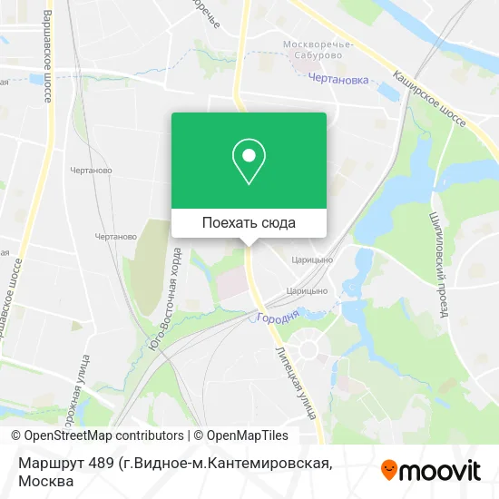 Карта Маршрут 489