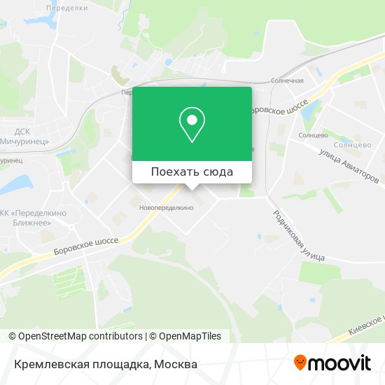 Карта Кремлевская площадка