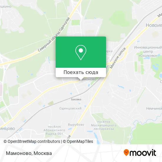 Карта Мамоново