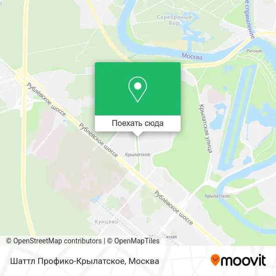 Карта Шаттл Профико-Крылатское