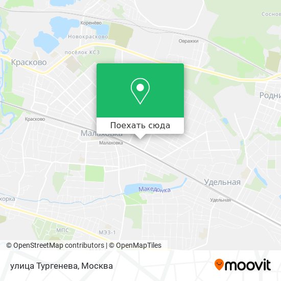 Карта улица Тургенева