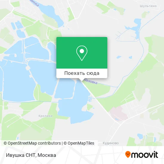 Карта Ивушка СНТ