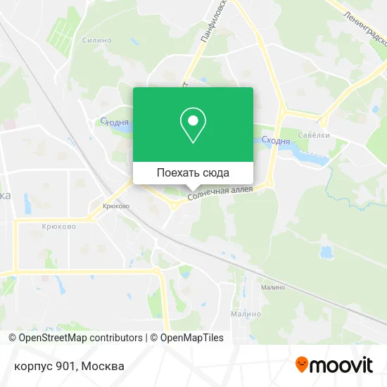 Карта корпус 901