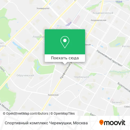 Карта Спортивный комплекс Черемушки