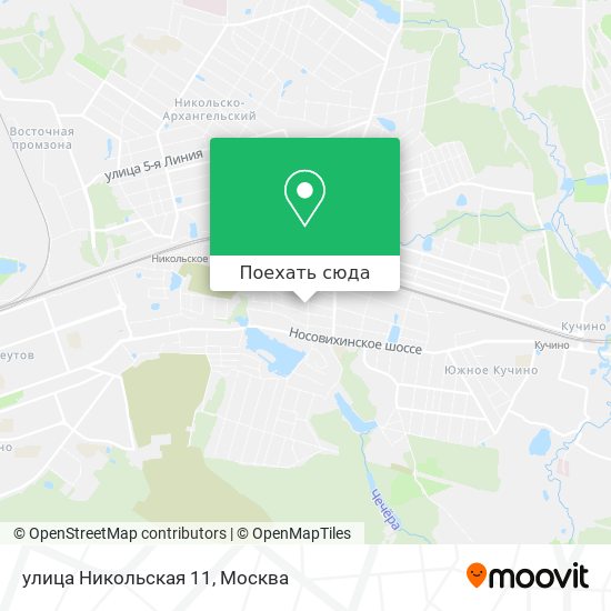 Карта улица Никольская 11