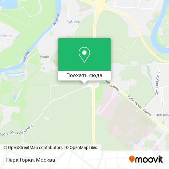 Карта Парк Горки