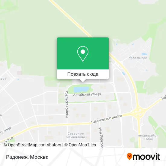 Карта Радонеж
