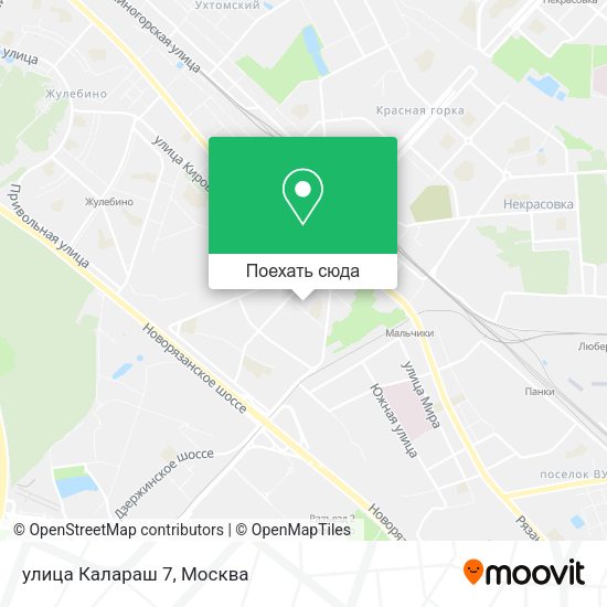 Карта улица Калараш 7