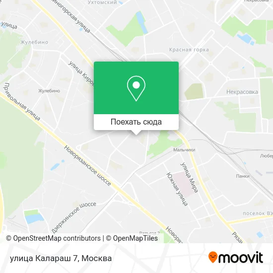 Карта улица Калараш 7