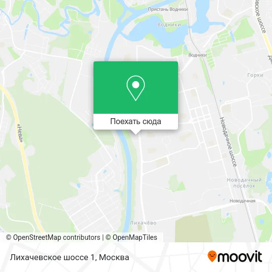 Карта Лихачевское шоссе 1