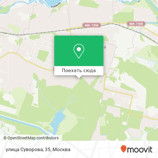 Карта улица Суворова, 35