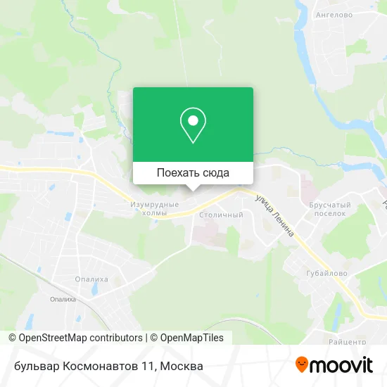 Карта бульвар Космонавтов 11