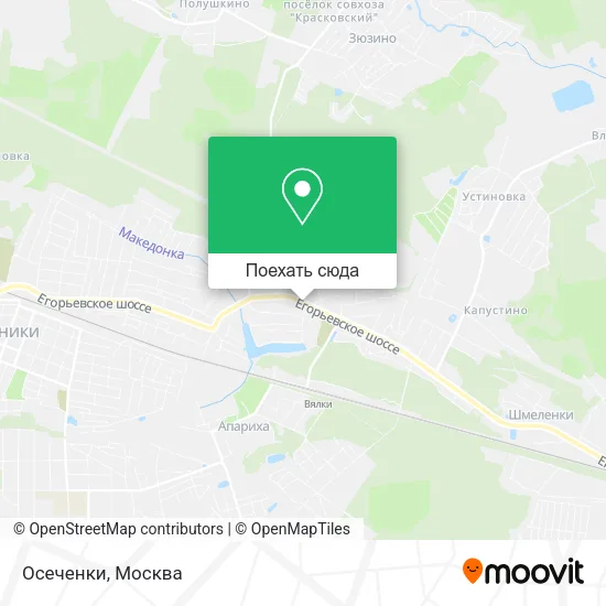 Карта Осеченки