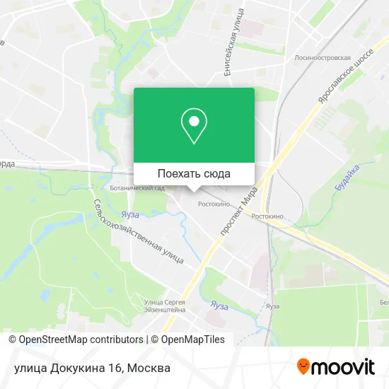 Карта улица Докукина 16
