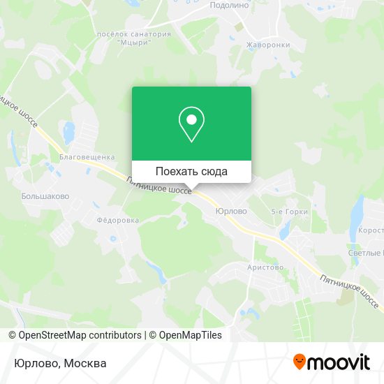 Карта Юрлово